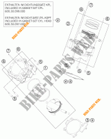 CILINDRO para KTM 990 SUPERMOTO T WHITE ABS 2012
