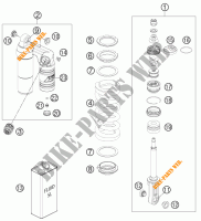 AMORTECEDOR (PEÇAS) para KTM 990 SM-T ORANGE ABS SPECIAL EDITION 2011