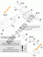 BOMBA DE ÁGUA para KTM 990 SM-T ORANGE ABS SPECIAL EDITION 2011