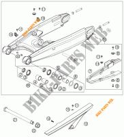 BRAÇO OSCILANTE para KTM 990 SM-T ORANGE ABS SPECIAL EDITION 2011