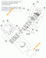 CILINDRO para KTM 990 SM-T ORANGE ABS SPECIAL EDITION 2011
