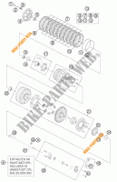EMBRAIAGEM para KTM 990 SM-T ORANGE ABS SPECIAL EDITION 2011