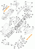PLÁSTICOS para KTM 990 SM-T ORANGE ABS SPECIAL EDITION 2011