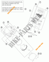 CILINDRO para KTM 990 SUPERMOTO T ORANGE ABS 2011