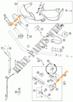 GUIADOR / CONTROLES para KTM 990 SUPERMOTO T ORANGE ABS 2011
