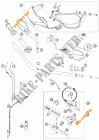 GUIADOR / CONTROLES para KTM 990 SUPERMOTO T ORANGE 2010