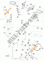 GUIADOR / CONTROLES para KTM 1190 RC8 ORANGE 2010