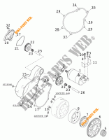 MOTOR DE ARRANQUE para KTM 640 LC4-E SUPERMOTO 2000