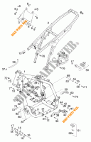 QUADRO para KTM 640 LC4-E SUPERMOTO 2000