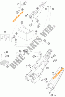 BATERIA para KTM 1190 RC8 R LIMITED EDITION AKRAPOVIC 2009