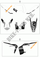 ADESIVOS para KTM 530 XC-W SIX DAYS 2011