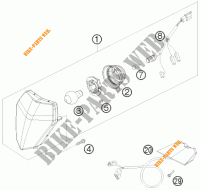 FAROL / FAROLIM para KTM 530 XC-W SIX DAYS 2011