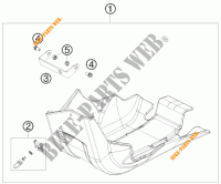 PROTECÇÃO MOTOR para KTM 530 XC-W SIX DAYS 2011