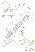 PLÁSTICOS para KTM 520 MXC RACING 2002