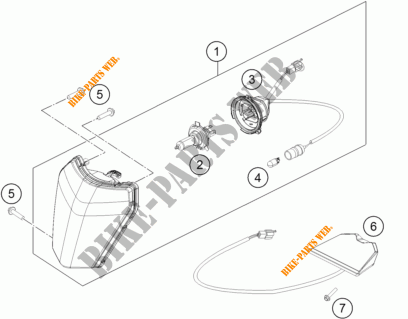 FAROL / FAROLIM para KTM 500 XC-W 2014