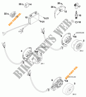 IGNIÇÃO para KTM 380 MXC 2000