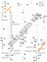 FORQUETA (PEÇAS) para KTM 300 XC-W 2013