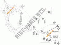 DESCANSO LATERAL / CENTRAL para KTM 300 XC-W 2008