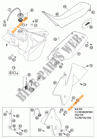 DEPÓSITO / BANCO para KTM 300 MXC 2002