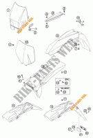 PLÁSTICOS para KTM 300 MXC 2002