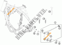 DESCANSO LATERAL / CENTRAL para KTM 150 XC 2012