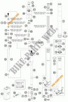 FORQUETA (PEÇAS) para KTM 150 XC 2012