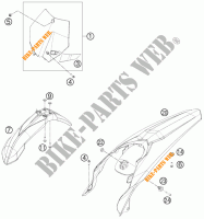 PLÁSTICOS para KTM 150 XC 2012