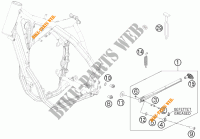 DESCANSO LATERAL / CENTRAL para KTM 250 XC-F 2012