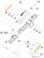 RODA DIANTEIRA para KTM 450 XC-W CHAMPION EDITION 2010