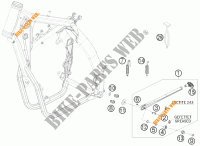 DESCANSO LATERAL / CENTRAL para KTM 450 XC-W 2010