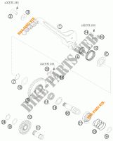 PEDAIS DE ARRANQUE para KTM 450 XC-W 2010