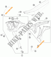 DEPÓSITO / BANCO para KTM 250 XC-W 2012