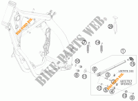 DESCANSO LATERAL / CENTRAL para KTM 250 XC-W 2010