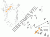 DESCANSO LATERAL / CENTRAL para KTM 200 XC-W 2011