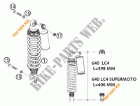 AMORTECEDOR para KTM 640 LC4-E SIX DAYS 2002