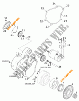 MOTOR DE ARRANQUE para KTM 640 LC4-E SIX DAYS 2002