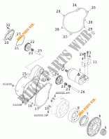 MOTOR DE ARRANQUE para KTM 640 LC4-E SILVER 2001