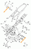 QUADRO para KTM 640 LC4-E SILVER 2001