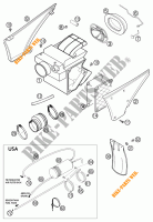 FILTRO AR para KTM 640 LC4-E ROT 2002