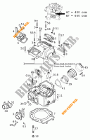 CABEÇA DE MOTOR para KTM 640 LC4-E 2000