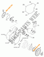 MOTOR DE ARRANQUE para KTM 640 LC4-E 2000