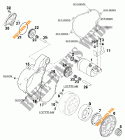 MOTOR DE ARRANQUE para KTM 640 LC4 1998