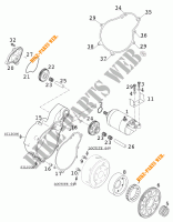 MOTOR DE ARRANQUE para KTM 640 LC4 1998