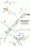 GUIADOR / CONTROLES para KTM 620 SC 2001