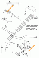 GUIADOR / CONTROLES para KTM 620 SC 2000