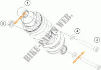 AMORTECEDOR para KTM RC 390 WHITE ABS 2016