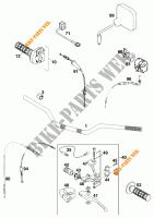 GUIADOR / CONTROLES para KTM 620 EGS-E 37KW 20LT ROT 1997