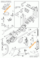 FERRAMENTAS ESPECÍFICAS (MOTOR) para KTM 400 LC4-E 2000