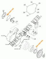 MOTOR DE ARRANQUE para KTM 400 LC4-E 2000