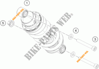 AMORTECEDOR para KTM RC 390 WHITE ABS 2015